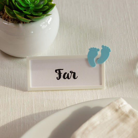 Bordkort til barnedåb - dreng