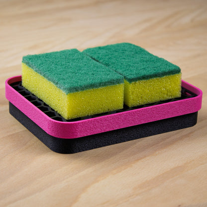 Køkkensvamp holder - pink